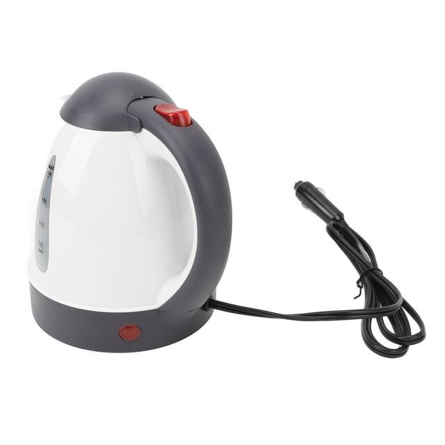 Portable Car Electric Kettle 1000ml With Auto Shut Off, Leakproof Spout & Water Window For Road Trips Camping