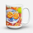thumbnail image 2 of Carolines Treasures 6035CM15 Florida Oranges Sliced for breakfast Coffee Mug 15 oz 15 ounce multicolor, 2 of 5