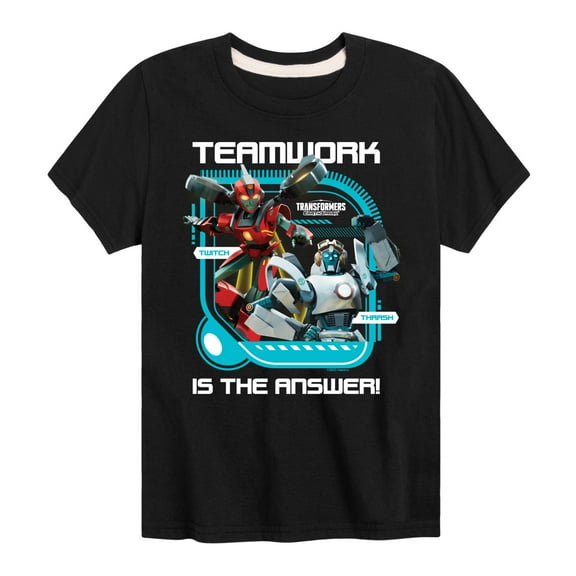 Transformers - Earth Spark - Teamwork Is The Answer - Youth Short Sleeve T-Shirt