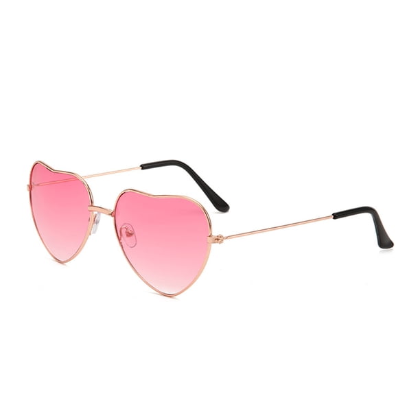 Sonducket Gafas de sol ligeras con protección UV y opciones de lentes coloridas Gafas de sol para hombres y mujeres Lentes rosa graduada