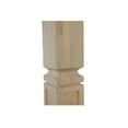 thumbnail image 3 of BingLTD - 36" Rubberwood Unfinished Hardwood Island Table Leg Post - 1 PC (K22300-FW-RW), 3 of 5