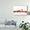 thumbnail image 3 of Trademark Fine Art 'San Francisco California Skyline Red' Canvas Art by Michael Tompsett, 3 of 4