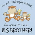 thumbnail image 2 of CafePress - Big Brother T Shirts Monkey Infant Bodysuit - Baby Light Bodysuit, Size Newborn - 24 Months, 2 of 4
