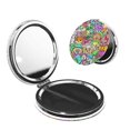 thumbnail image 1 of Pofeuu Moriah Elizabeth for Portable Pocket Makeup Mirror PU Cover Compact Travel Mirror with Normal and Magnifying Double Sided Glass-Round Shape-Round Shape, 1 of 9