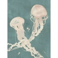 thumbnail image 2 of Popp, Grace 25x32 Black Ornate Wood Framed with Double Matting Museum Art Print Titled - Jellyfish Dance II, 2 of 4