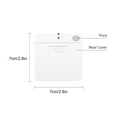 thumbnail image 3 of ZheElen Tuya WiFi Smart Indoor Adjustable Hygrometer Temperature Humidity Sensor Intelligent Phone Remote Gauge, 3 of 6