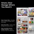 thumbnail image 6 of Kenmore 18.1 cu. ft. Top Freezer Refrigerator, Adjustable Glass Shelves, Black, 6 of 11