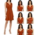 thumbnail image 2 of Women's Multi Strap Backless Dress Casual Sleeveless with Tie Detail Flirty Party Clubwear Summer, 2 of 5