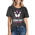 thumbnail image 2 of Floruhand Breast Cancer Shirts Women Breast Cancer Awareness T-Shirts Cancer Survivor Pink Ribbon Short Sleeve Graphic Tee Tops, 2 of 3