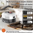 thumbnail image 5 of High pressure steam cleaner, high-temperature carpet cleaner, handheld household steam cleaner, steam cleaner, easy to carry, suitable for kitchen fumes, sofas, small air conditioners, 5 of 8