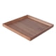 thumbnail image 3 of Platón de Servicio de Madera, Bandeja de Madera en Bordes Elevados Decorativos para la cocina Casera, 3 of 7