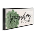 thumbnail image 3 of Stupell Industries Laundry Room Green Succulent Soft Textured Paper Look, 13 x 30,Design by Jessica Mundo, 3 of 5