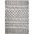thumbnail image 1 of Ladole Rugs Tapis Moderne Synthétique Doux et Beau en Ivoire-Gris Clair, 1 of 4