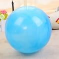 NUOLUX 5pcs Plastic Air Filled Pit Ball Bouncy Rubber Balls for