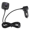 thumbnail image 1 of Car Charger Fast Car Charger 4 USB Port For QC 3.0 Fast Charging Rear Seats Expanded W/Extension Cord 60W 12V, 1 of 8