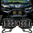 thumbnail image 2 of OZ-USA 4" SD-Series 75W High Output LED Pod Lights DRL 180° Spot & Flood Beam Pattern for Off-road Trucks UTV RV, 2 of 6