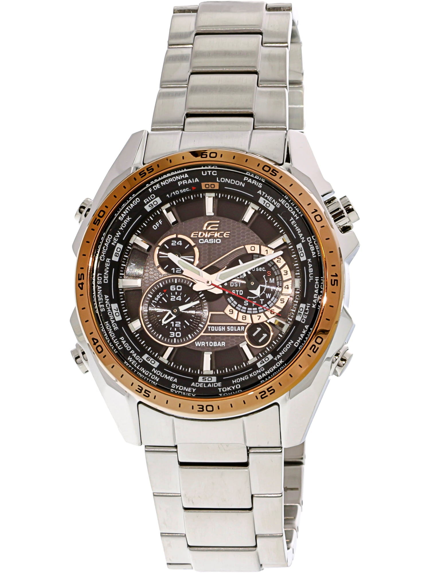 Casio Men's Edifice EQS500DB-1A2 Black Stainless-Steel Quartz Fashion Watch | Walmart Canada