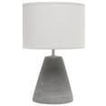 thumbnail image 1 of Simple Designs Pinnacle Concrete Table Lamp, Black, 1 of 8