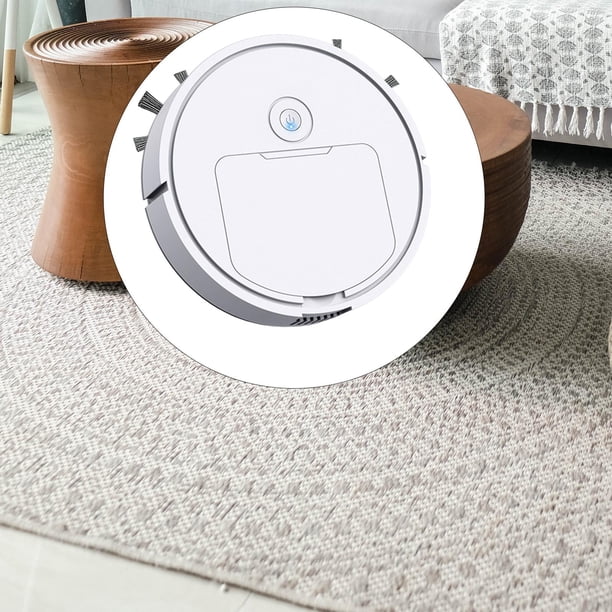 idealhome2016 Aspirador y Limpiador de Mopa 200Kpa Succión Bajo Ruido para Pelo de Mascotas blanco Macarena robot barredor