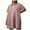 Pink, variant on WENWU Women Shirt Dress Short Sleeve Loose Casual Summer Button Down Tunic Dresses with Pockets Summer Dresses for Women Short Dresses Summer Casual
