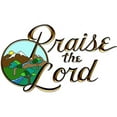 thumbnail image 2 of CafePress - Praise The Lord With Nature Scene -  Round Wood Ornament 4", 2 of 2