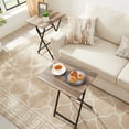 thumbnail image 4 of American Traditional Style - Foldable and Space-Saving - Apartment Use - Industrial TV Tray Table, 4 of 4