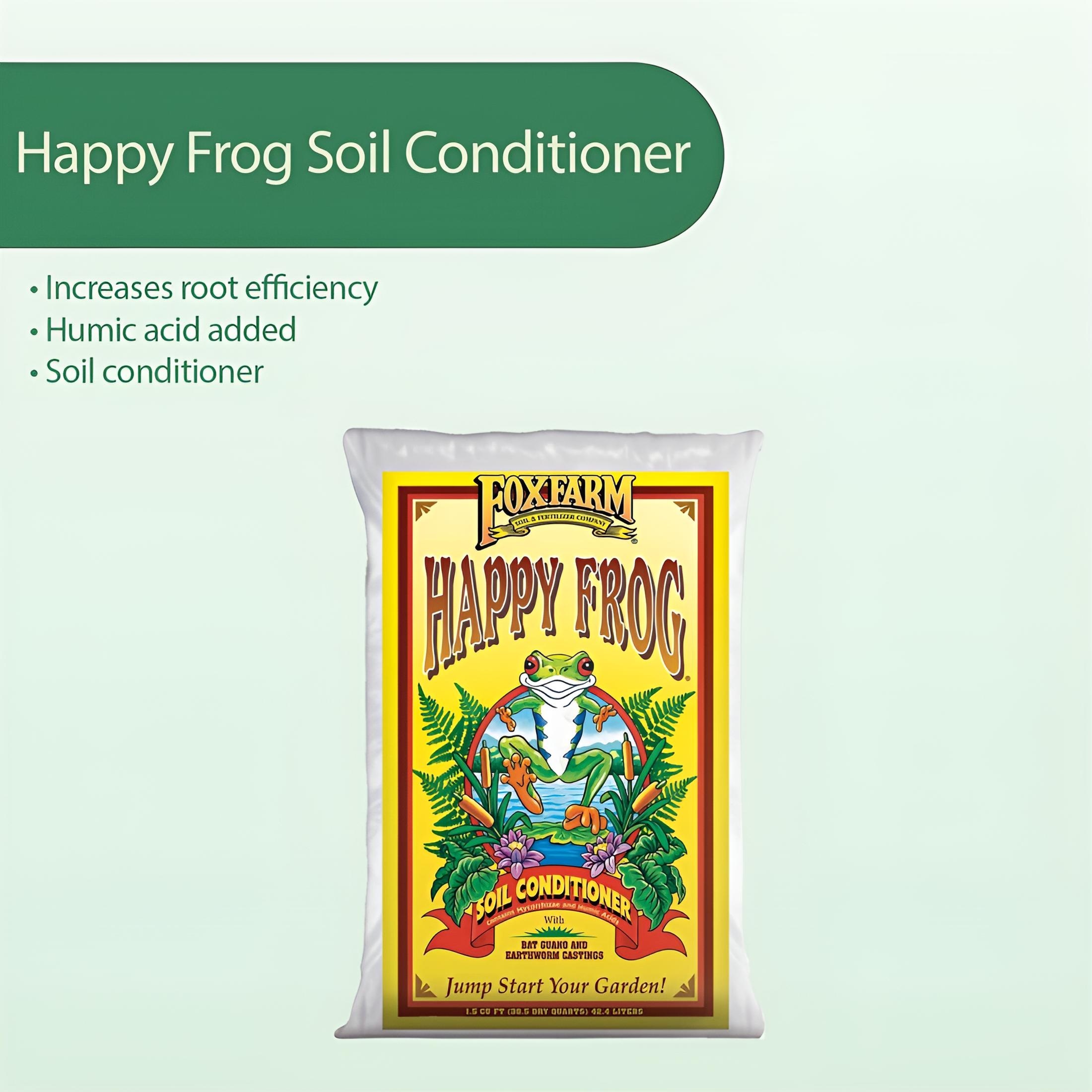 FoxFarm Happy Frog Organic Fruit and Flower Fertilizer, 1.5 Cubic Feet