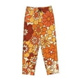 thumbnail image 4 of Junzan Hippie Flower Women'S Pajama Pants Drawstring Comfy Sleep Bottoms With Pockets, 4 of 9