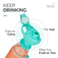 thumbnail image 3 of Venture Pal 32oz Motivational Cute Water Bottle with Time Marker & Removable Strainer, 3 of 6