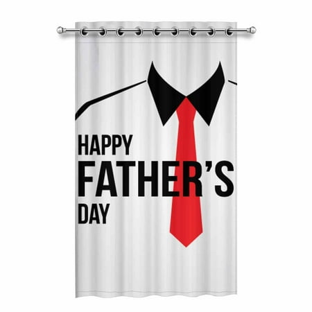 Mkhert Happy Father S Day Blackout Window Curtain Drapes Bedroom