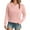 Pink, variant on Sweatshirt Women Women's Solid Color Sweatshirt Women's Casual Hooded Sweatshirt With Pattern Drop Shoulder Long Sleeve Pullover Jacket For Everyday Comfort And Style