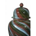 thumbnail image 4 of 9.1" x 9.1" x 23" Multicolor, Ceramic, Large Jar, 4 of 6