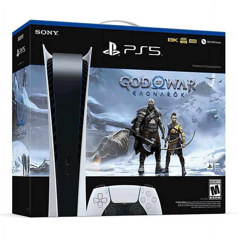 PlayStation PS5 2023 Digital-Version Bundle with God of War