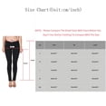 thumbnail image 7 of Jxximdong Leggings for Women Fashion Women's Pure Color High-waisted Straight-barrel Small Feet Jeans Blue L Yoga Pants, 7 of 7