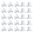 thumbnail image 1 of Uxcell 25 Pcs Tapón de Silicona en Forma de T, Diámetro 9.5 mm/0.37 Pulgadas, Tapón de Silicona Impermeable Reutilizable, Sellado Sólido, Tapón Redondo para Agujeros de Equipos, Blanco, 1 of 7