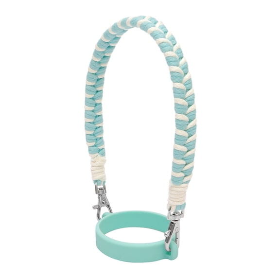 Pebbuoy Water Bottle Hand Strap Sturdy Sling for 16-40oz Bottles Durable Silicone Ring Water Bottle Carrier Easy Carry Outdoor Sports Cup Accessories