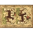 thumbnail image 1 of Ahgly Company Indoor Rectangle Persian Brown Traditional Area Rugs, 3' x 5', 1 of 4