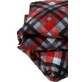 thumbnail image 2 of 100% Turkish Cotton Rustic Velvet Flannel Queen Duvet Cover Set (Plaid), 2 of 4