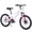 White+Pink + Steel + Garden & Outdoor, variant on LuckyNote 20 Inch Mountain Bike, Single Speed, Dual Disc Brakes, Suspension Fork, Steel Frame, for Riders 44-56 Inches Tall