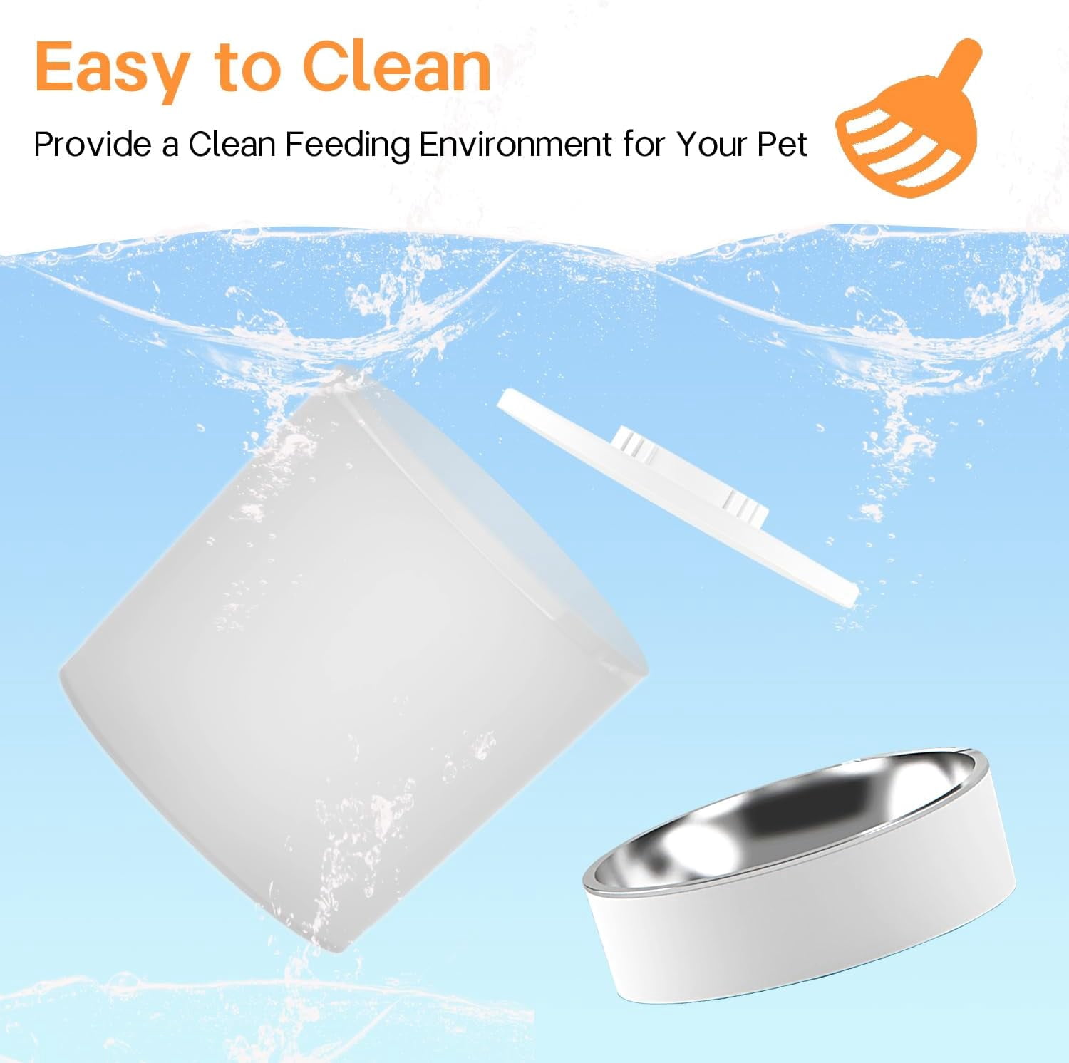 Sonox Junan Automatic Cat Feeder with 2K Camera Smart App WiFi Pet Food Dispenser for Cats Dogs Timed Control Meals Easy Clean