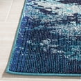 thumbnail image 3 of SAFAVIEH Madison Oscar Abstract Distressed Area Rug, Navy/Ivory, 2'2" x 4', 3 of 8