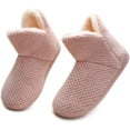 thumbnail image 1 of Chaussons Bottillons Duveteux pour Femmes Chaussettes Pantoufles Confortables avec Semelles Antidérapantes pour la Maison, 1 of 6