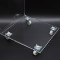 thumbnail image 6 of Modern C-Shape Sofa Side Table Tea End Table Clear Acrylic Coffee Desk, 6 of 12