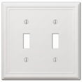thumbnail image 2 of WALLPLATE CHELSEA 2T WHT (Pack of 1), 2 of 2