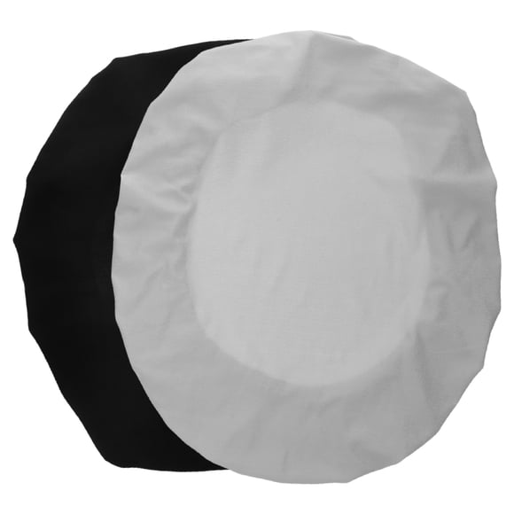 2 fundas universales para tanque de inodoro con borde elástico para decoración de baño, protector de tapa de tanque de poliéster suave y lavable