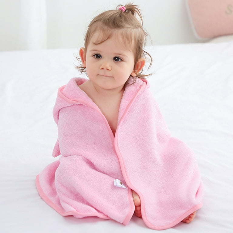 Organic Bamboo Hooded Baby Towel Ultra Soft and Super Absorbent