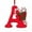 A, variant on HomeDM 26 Letter Ornaments for Christmas Tree Decoration 2D Flat Acrylic Hanging Pendant Red Xmas Letters Ornaments for Christmas Tree Hanging Decor Gifts for Women Men 8cm/3.15" (J)