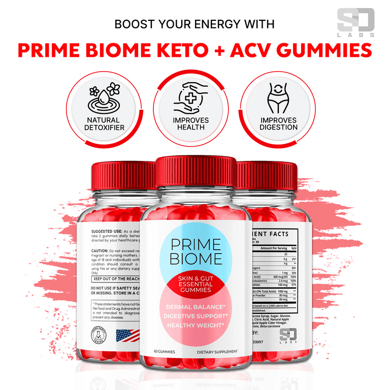 Prime Biome Keto ACV Gummies Maximum Strength Weight Management Supplement  180 Gummies - Walmart.com