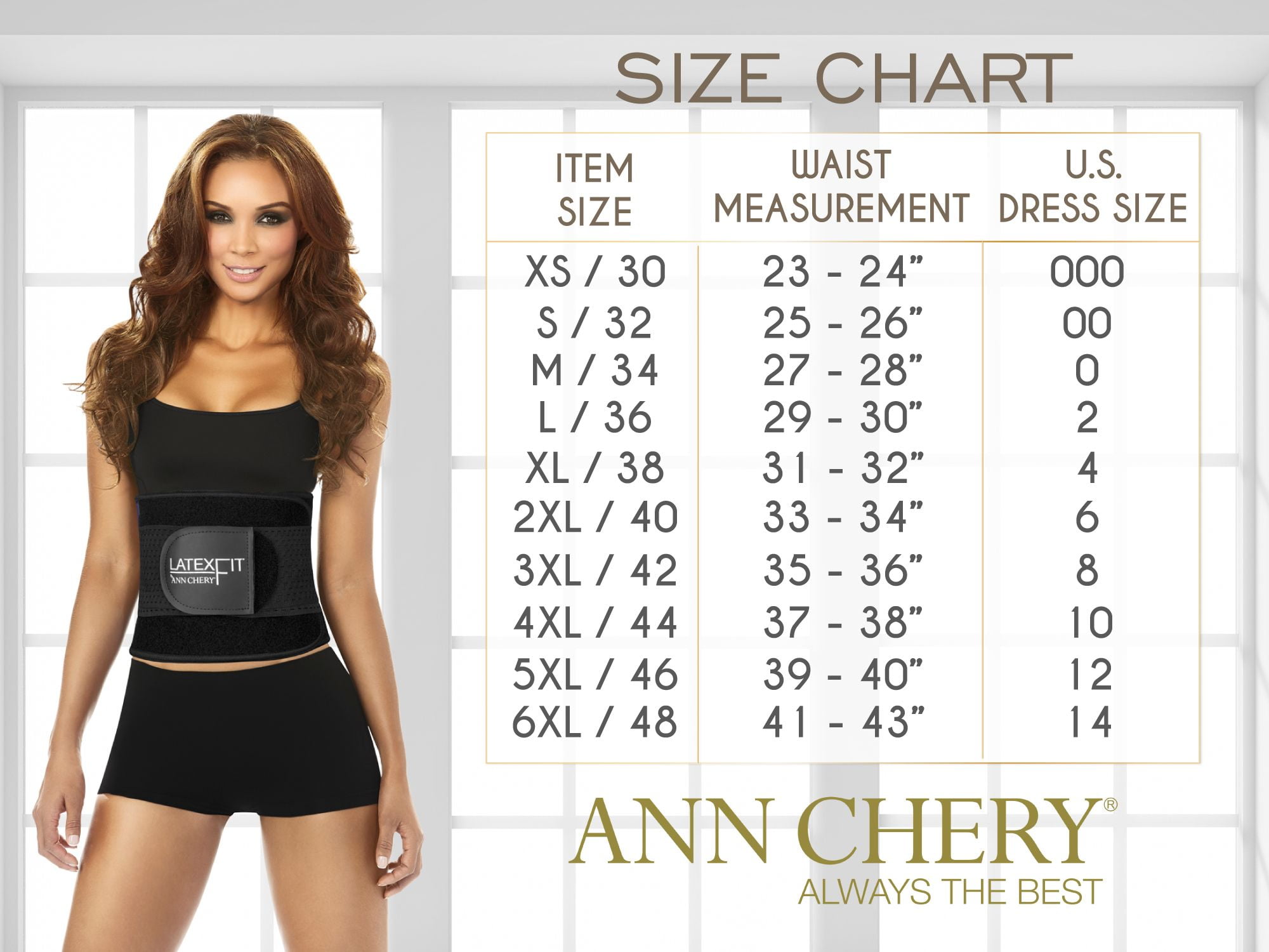 Ann Chery 4013 Latex Shirly Strapless Shapewear