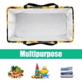 thumbnail image 5 of Sunflower seamless printing Large Capacity Reusable Foldable Oxford Cloth Toy Basket - Beach Bag, Shopping Bags, Laundry Basket, 5 of 7